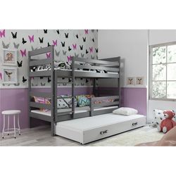 Dětská patrová postel ERYK s výsuvným lůžkem 90x200 cm