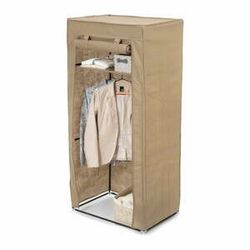 Béžová textilní šatní skříň Compactor Wardrobe, výška 147 cm