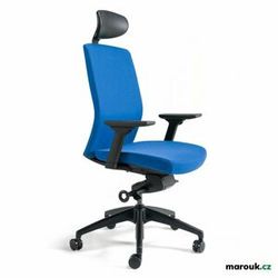 Kancelářská ergonomická židle Office Pro J2 SP — více barev, s podhlavníkem Modrá 214