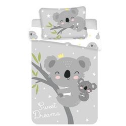 Jerry Fabrics Dětské bavlněné povlečení do postýlky Koala sweet dreams baby, 100 x 135 cm, 40 x 60 cm