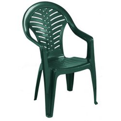 Zahradní židle SEA –⁠ plast, zelená