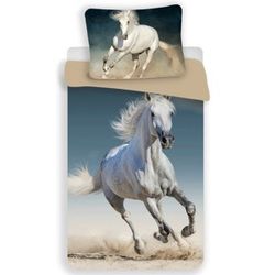 Jerry Fabrics Bavlněné povlečení Horse 03, 140 x 200 cm, 70 x 90 cm