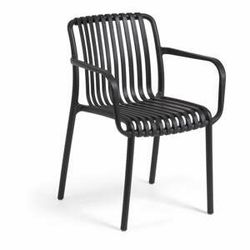 Černá zahradní židle La Forma Isabellini