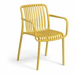 Hořčicově žlutá zahradní židle La Forma Isabellini