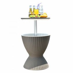 Tempo Kondela Zahradní chladící stolek FABIR - šedý