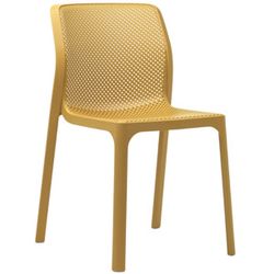 Nardi Hořčicově žlutá plastová zahradní židle Bit