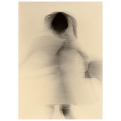 Paper Collective designové moderní obrazy Blurred Girl