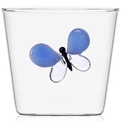 Ichendorf Milano designové sklenice na vodu Garden Pic Nic Tumbler Blue Butterfly