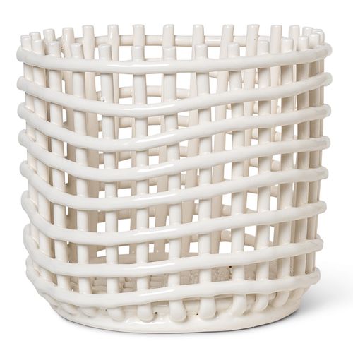 Ferm Living designové úložné koše Ceramic Basket L