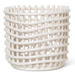 Ferm Living designové úložné koše Ceramic Basket L