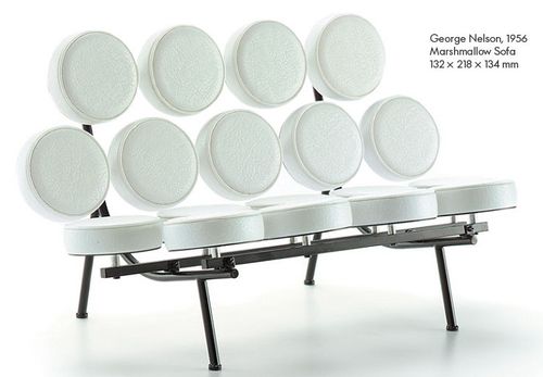 Vitra designové miniatury Marshmallow Sofa