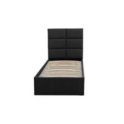 Čalouněná postel TORES II bez matrace rozměr 90x200 cm - Eko-kůže Bílá eko-kůže