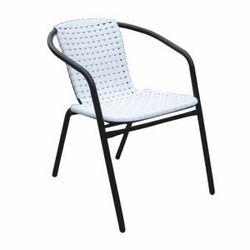Tempo Kondela Zahradní židle BERGOLA - bílá / černá