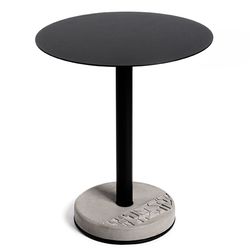 Lyon Beton jídelní stoly Donut Round Bistro Table In Black