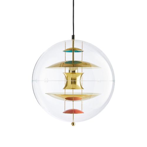 Verpan designová závěsná svítidla VP Globe With Brass Finish