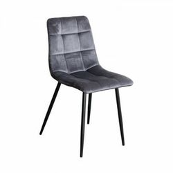 Idea Jídelní židle BERGEN šedý samet