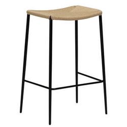 Béžová přírodní barová židle DAN-FORM Denmark Stiletto, výška 68 cm