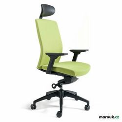Kancelářská ergonomická židle Office Pro J2 SP — více barev, s podhlavníkem Zelená 203