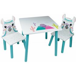 bHome Dětský stůl s židlemi Alpaka DSBH0736
