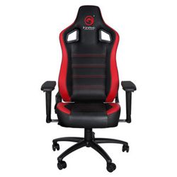 Herní židle Marvo Classic – černá/červená, nosnost 160 kg
