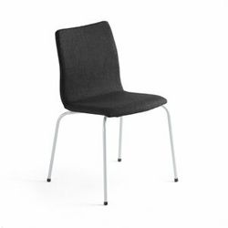 Konferenční židle OTTAWA, černý potah, šedá