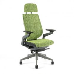 Kancelářská ergonomická židle Office Pro KARME MESH — více barev Zelená žíhaná