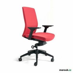 Kancelářská ergonomická židle Office Pro J2 BP — více barev, bez podhlavníku Červená 202