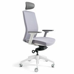Kancelářská ergonomická židle Office Pro J2 WHITE SP — více barev, s podhlavníkem Šedá 206
