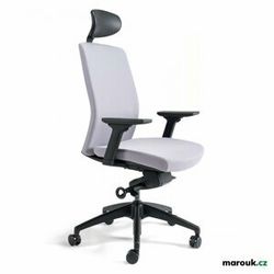 Kancelářská ergonomická židle Office Pro J2 SP — více barev, s podhlavníkem Šedá 206