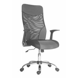 Kancelářská otočná židle Antares WONDER LARGE — více barev, černá síť/látka Bílá