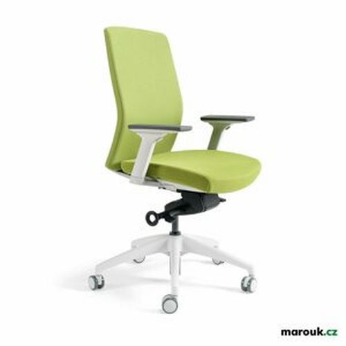 Kancelářská ergonomická židle Office Pro J2 WHITE BP — více barev, bez podhlavníku Zelená 203