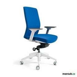 Kancelářská ergonomická židle Office Pro J2 WHITE BP — více barev, bez podhlavníku Modrá 214