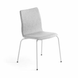 Konferenční židle OTTAWA, stříbrně šedý potah, šedá